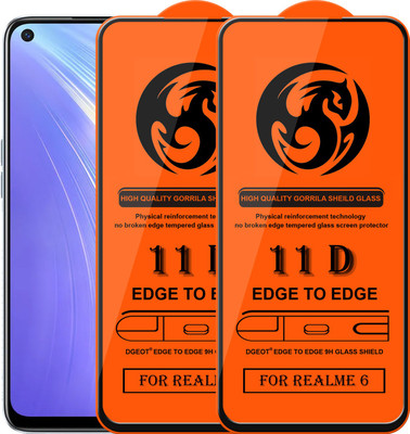 HQ Protection Edge To Edge Screen Guard for Realme 6(Pack of 2)