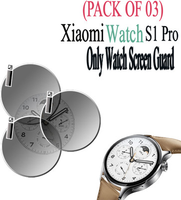 daffin Edge To Edge Screen Guard for Xiaomi Watch S1 Pro(Pack of 3)