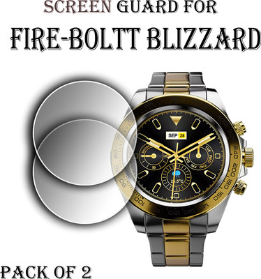 EJZATI Edge To Edge Screen Guard for FIRE BOLTT BLIZZARD SMARTWATCH(Pack of 2)