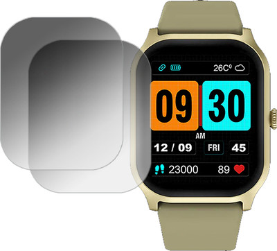 ejzatex Edge To Edge Screen Guard for FIRE BOLTT HUNTER SMARTWATCH SCREEN GUARD(Pack of 2)