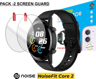 FINCH Edge To Edge Screen Guard for NOISEFIT CORE 2 SMART WATCH(Pack of 2)