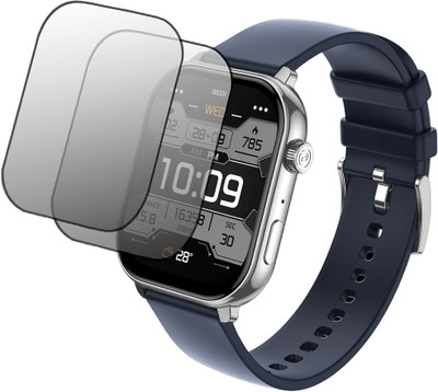 daffin Edge To Edge Screen Guard for Noise ColorFit Victor 2(Pack of 2)