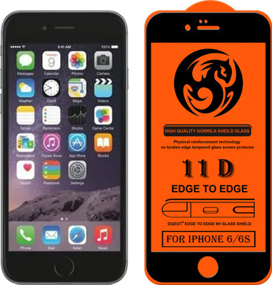 XRENGTH Edge To Edge Tempered Glass for Apple iPhone 6(Pack of 1)
