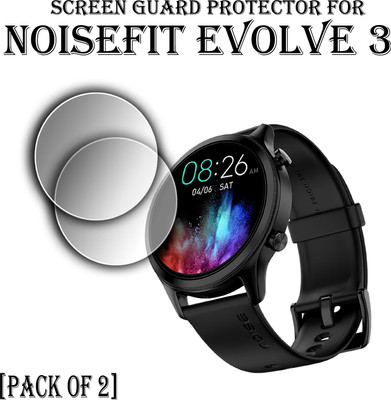 ejzatex Edge To Edge Screen Guard for NOISE NOISEFIT EVOLVE 3 SMARTWATCH SCREEN GUARD(Pack of 2)