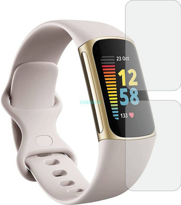 Fasheen Edge To Edge Screen Guard for FITBIT CHARGE 5(Pack of 2)