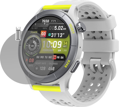 YCHROZE Edge To Edge Screen Guard for Amazfit Cheetah(Pack of 1)