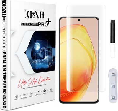 KLAH Edge To Edge Screen Guard for Vivo V25 Pro 5G, Borderless UV Glass Protection(Pack of 1)