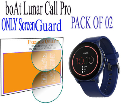 HIDEOUS Edge To Edge Screen Guard for boAt Lunar Call Pro(Pack of 2)