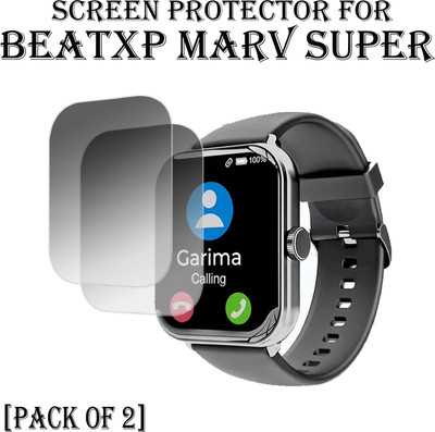 EJZATI Edge To Edge Screen Guard for BEATXP MARV SUPER SMARTWATCH(Pack of 2)