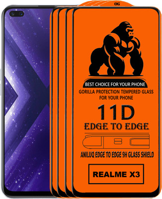 ANILUQ Edge To Edge Screen Guard for REALME X3(Pack of 1)
