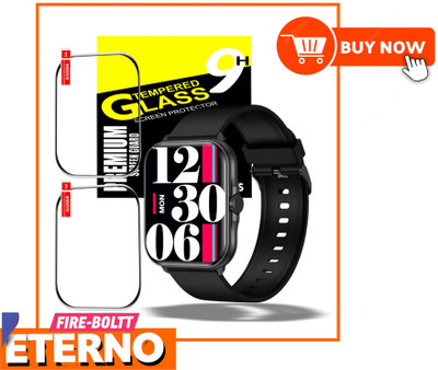 FINCH Edge To Edge Screen Guard for FIRE BOLTT ETERNO SMART WATCH 1.99 DISPLAY(Pack of 2)