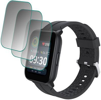 Iqza Edge To Edge Screen Guard for Realme TechLife Watch SZ100(Pack of 3)