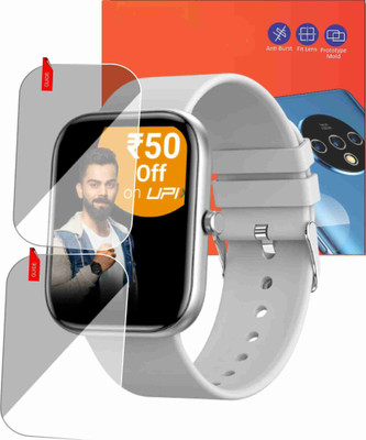 FINCH Tempered Glass Guard for FIRE BOLTT DAZZLE SMART WATCH(Pack of 2)