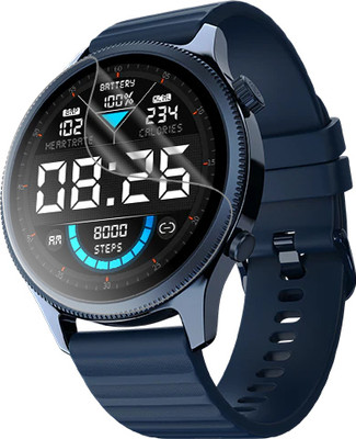 CUBES Edge To Edge Screen Guard for Noise NoiseFit Evolve 4 AMOLED 1.46 Inch Round Smart watch | Soft and Flexible | Touch Sensitive | Unbreakable | Ultra Thin(Pack of 2)