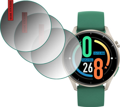 EJZATI Edge To Edge Screen Guard for NOISE NOISEFIT CREW SMARTWATCH(Pack of 3)