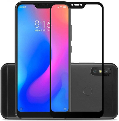 MoreFit Edge To Edge Tempered Glass for Mi Redmi Note 6 Pro(Pack of 1)