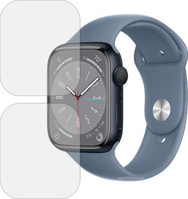 Fasheen Edge To Edge Screen Guard for APPLE WATCH SERIES 8 ALUMINUM 45MM GPS(Pack of 2)