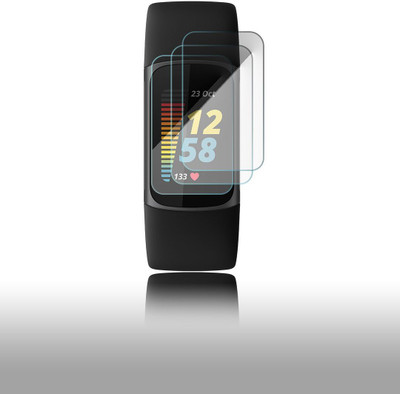 Enlinea Edge To Edge Screen Guard for FitBit Charge 5(Pack of 3)