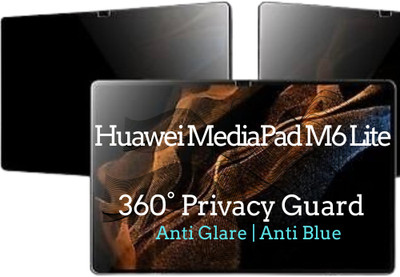 Pxin Edge To Edge Screen Guard for Privacy Screen Guard for Huawei MediaPad M6 Lite(Pack of 1)