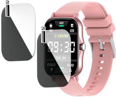 daffin Edge To Edge Screen Guard for pTron Pulsefit F21 Plus(Pack of 2)