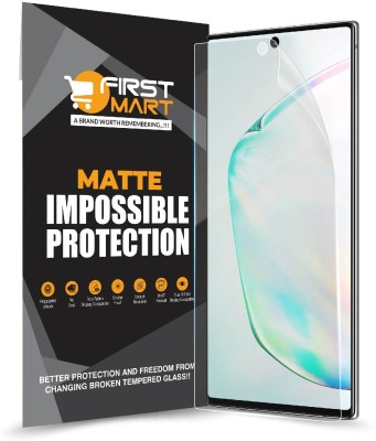 FIRST MART Edge To Edge Screen Guard for Samsung Galaxy Note 10 Plus, Samsung Note 20, 4 Layer Unbreakable Membrane with Easy Installation(Pack of 1)
