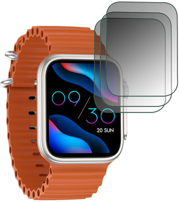 YCHROZE Edge To Edge Screen Guard for Fire Boltt Edge SMARTWATCH(Pack of 3)
