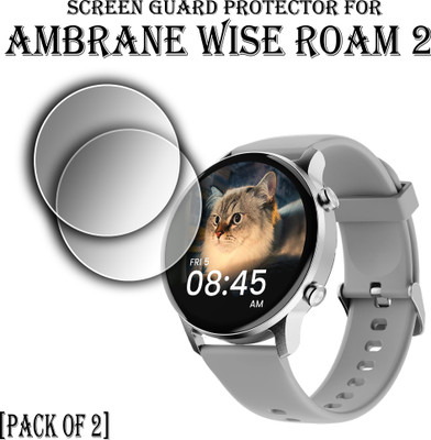 ejzatex Screen Guard for AMBRANE WISE ROAM 2 SMARTWATCH SCREEN GUARD(Pack of 2)