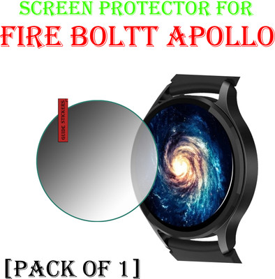 EJZATI Edge To Edge Screen Guard for Fire Boltt Apollo SMARTWATCH(Pack of 1)
