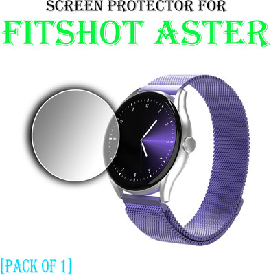EJZATI Edge To Edge Screen Guard for FITSHOT ASTER SMARTWATCH(Pack of 1)