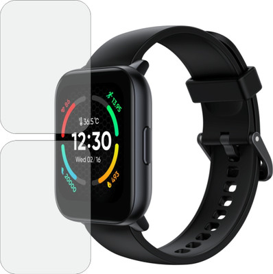 Fasheen Edge To Edge Screen Guard for Realme Techlife Watch S100(Pack of 2)