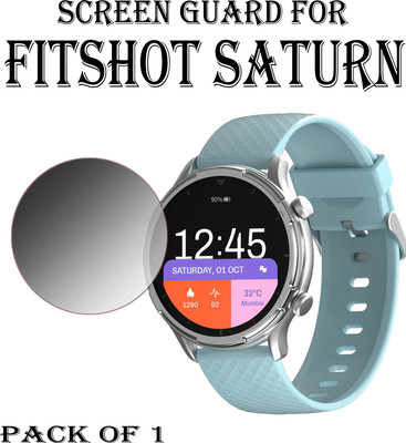EJZATI Edge To Edge Screen Guard for FITSHOT SATURN SMARTWATCH(Pack of 1)