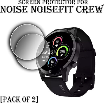 EJZATI Edge To Edge Screen Guard for NOISE NOISEFIT CREW SMARTWATCH(Pack of 2)