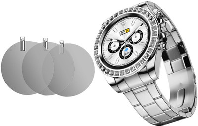 DOUMOF Edge To Edge Screen Guard for Fire Boltt Blizzard Ultra FRONT SCREEN(Pack of 3)