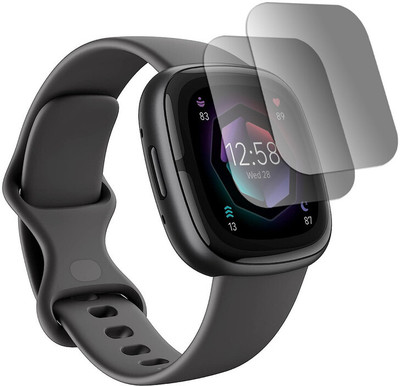 DOUMOF Edge To Edge Screen Guard for Fitbit Sense 2 SCREEN(Pack of 2)