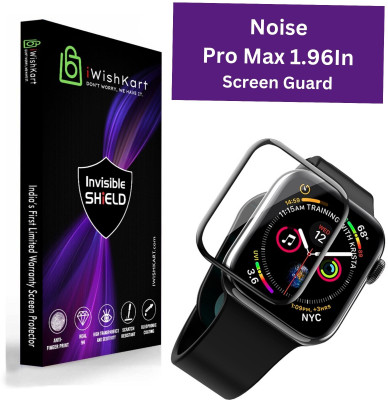 iWishKart Edge To Edge Screen Guard for Noise Pro 5 Max, 1.96Inch, Smart Watch NOT Included, NOT Tempered Glass, 3D Curved Screen Guard, Pro5 Max / Pro5Max(Pack of 1)