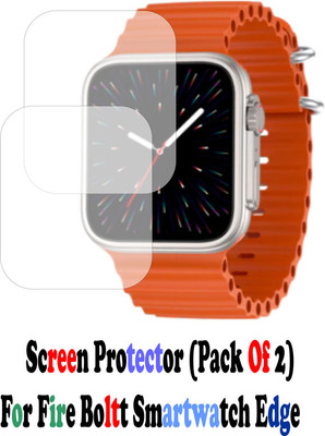 RapTag Edge To Edge Screen Guard for Fire Boltt Edge Smartwatch 1-1977(Pack of 2)