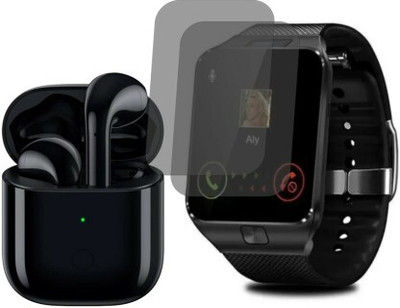 DOZEN Edge To Edge Tempered Glass for Dz09 Smartwatch [Screen Guard Only] 0.148(Pack of 2)