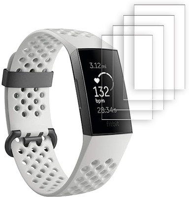 ARBAN Edge To Edge Screen Guard for Fitbit Fitbit Charge 3 SE Fitness Activity Tracker SMARTWATCH SCREEN GUARD(Pack of 4)