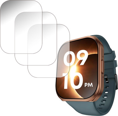EJZATI Edge To Edge Screen Guard for FASTRACK LIMITLESS FS1 PLUS SMARTWATCH, SCREEN GUARD(Pack of 3)