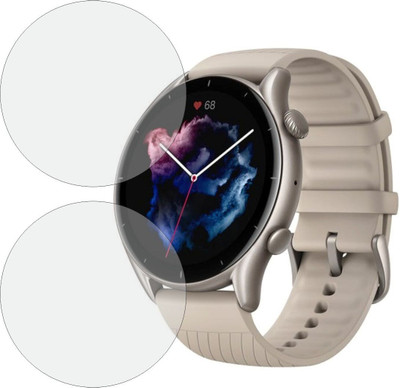 TELTREK Edge To Edge Screen Guard for Amazfit Gte 3(Pack of 2)