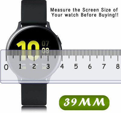 FCS Edge To Edge Screen Guard for 39 mm, Universal Round Watch Screen Protector(Pack of 3)