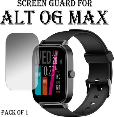 ejzatex Edge To Edge Screen Guard for ALT OG MAX SMARTWATCH(Pack of 1)