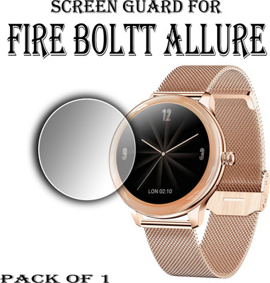 ejzatex Edge To Edge Screen Guard for FIRE BOLTT ALLURE SMARTWATCH(Pack of 1)