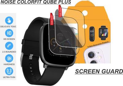 Olonga Impossible Screen Guard for NOISE COLORFIT QUBE PLUS(Pack of 2)