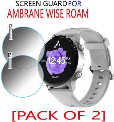 YCHROZE Edge To Edge Screen Guard for AMBRANE WISE ROAM(Pack of 2)