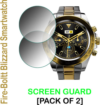 EJZATI Edge To Edge Screen Guard for FIRE BOLTT BLIZZARD SMARTWATCH(Pack of 2)