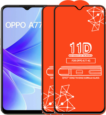 Qyist Edge To Edge Screen Guard for Oppo A77 4G(Pack of 2)