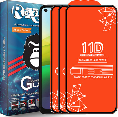 Roxel Edge To Edge Screen Guard for MOTOROLA G9 POWER(Pack of 3)