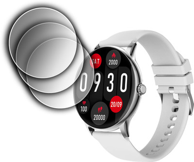 EJZATI Edge To Edge Screen Guard for FIRE BOLTT PHOENIX ULTRA SMARTWATCH SCREEN GUARD(Pack of 3)