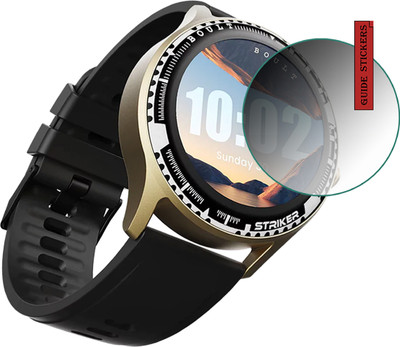 ejzatex Edge To Edge Screen Guard for BOULT STRIKER SMARTWATCH(Pack of 1)